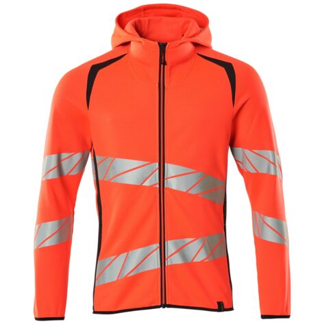 Mascot Kapuzensweatshirt 19284-781-22210 Gr. XS hi-vis rot/schwarzblau (1/4)