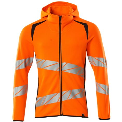Mascot Kapuzensweatshirt 19284-781-14010 Gr. XS hi-vis orange/schwarzblau (1/4)