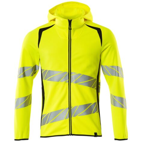 Mascot Kapuzensweatshirt 19284-781-17010 Gr. L hi-vis gelb/schwarzblau (1/4)