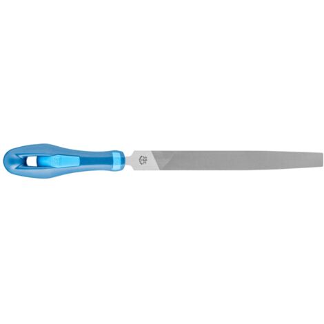 PFERD TOOLS Werkstattfeile mit Heft Flachspitz 150mm Hieb 3 für Feinbearbeitung, Schlichten
