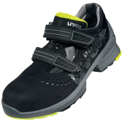 UVEX Sicherheitssandale uvex 1 8542 S1 ESD SRC DGUV W14 Gr. 39 schwarz/lime