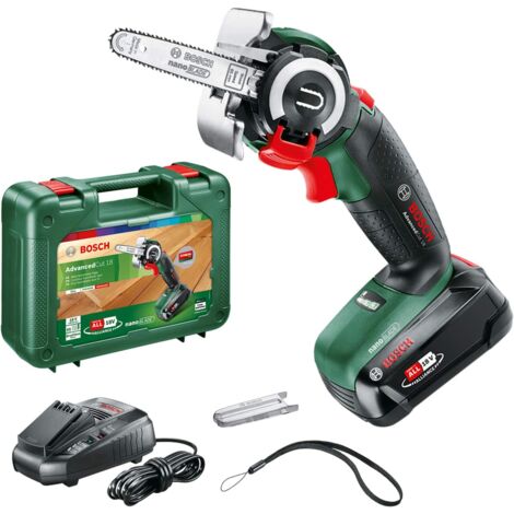 Bosch Akku Säge AdvancedCut 18 (1 Akku, 18 Volt System, NanoBlade Technologie, Schnitttiefe in Holz 65 mm)