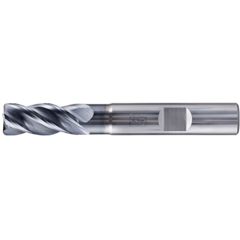 PFERD VHM Eckfräser lang 4 Schneiden Ø 10 mm Radius 2,0 mm TiAlN Schaft HB Universal Line Schruppen Schlichten Nuten (1/5)