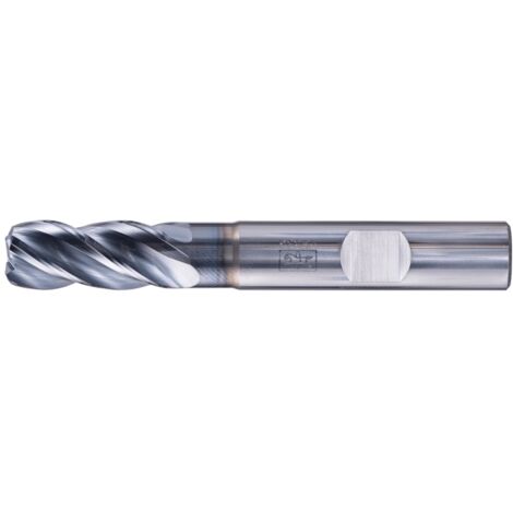 PFERD VHM Eckfräser lang 4 Schneiden Ø 10 mm Radius 1,5 mm TiAlN Schaft HB Universal Line Schruppen Schlichten Nuten (1/5)