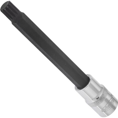 VIGOR Schraubendrehereinsatz, V2129, 1/2 (12,5 mm) Vierkant hohl, Innen Vielzahn Profil XZN, SW M12 (1/3)