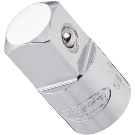 VIGOR Adapter, 1/2 (12,5 mm) Vierkant hohl, 3/4 (20 mm) Vierkant massiv, 46 mm (1/2)