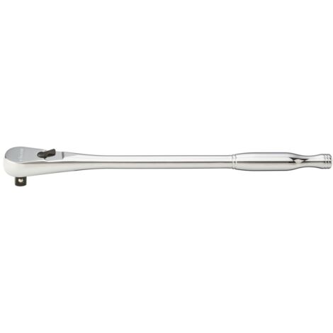 VIGOR Feinzahn-Umschaltknarre, lange Ausführung, 1/2 (12,5 mm) Vierkant massiv, 380 mm (1/5)
