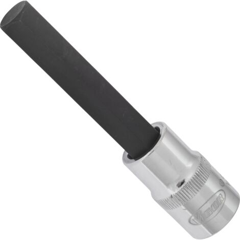 VIGOR Schraubendrehereinsatz, V2078, 1/2 (12,5 mm) Vierkant hohl, Innen Sechskant Profil, SW 12 mm (1/3)