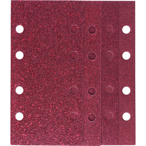 Bosch – Schwingschleifpapier-Set 2607019495 – 25-teilig – Körnung 40/60/80/120 – 93 x 185 mm – Gelocht für Staubabsaugung (1/5)