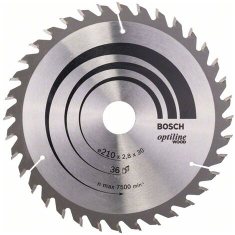 Bosch PRO Wood Kreissägeblatt 210 x 2,8 x 30 mm - 2608640622