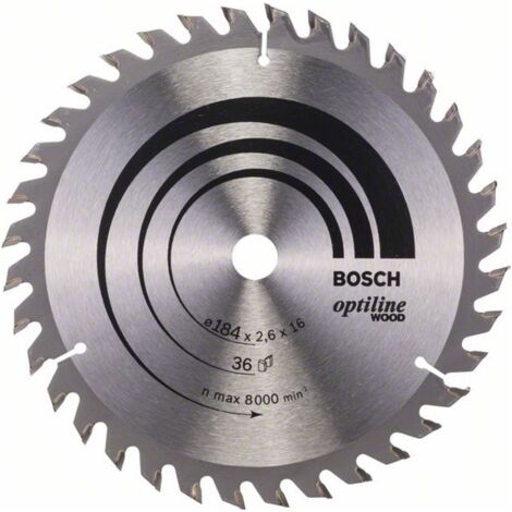 Kreissägeblatt OP WO H 184x16-36 BOSCH 2608640818