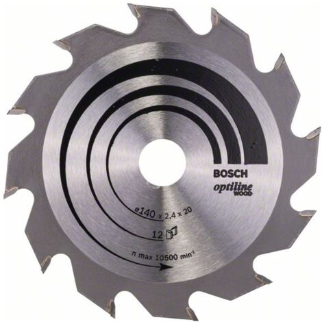 Bosch PRO Wood Kreissägeblatt 140 x 2,4 x 20 mm - 2608641168