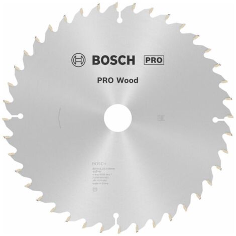 Kreissägeblatt OP WO B 250x30-40 BOSCH 2608640643