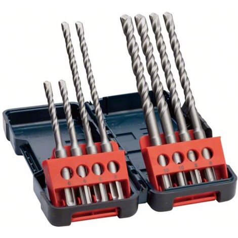 Bosch Hammerbohrer-Set SDS-Plus-3, Tough Box, 8-tlg.