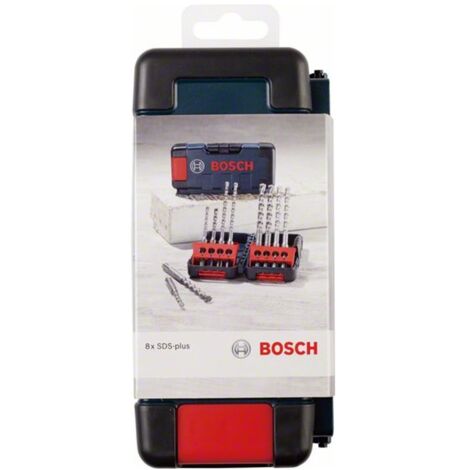 Bosch Hammerbohrer-Set SDS-Plus-3, Tough Box, 8-tlg.