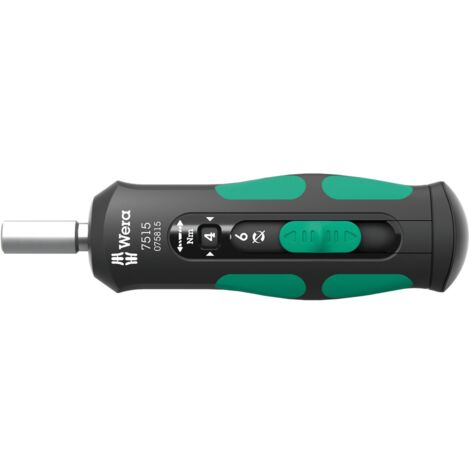 Wera Drehmomentschraubendreher 7515 Kraftform Safe-Torque Speed 2-6 Nm
