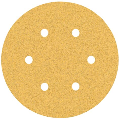 Bosch EXPERT C470 Schleifpapier für Exzenterschleifer, 150 mm, 6 Löcher, K 60