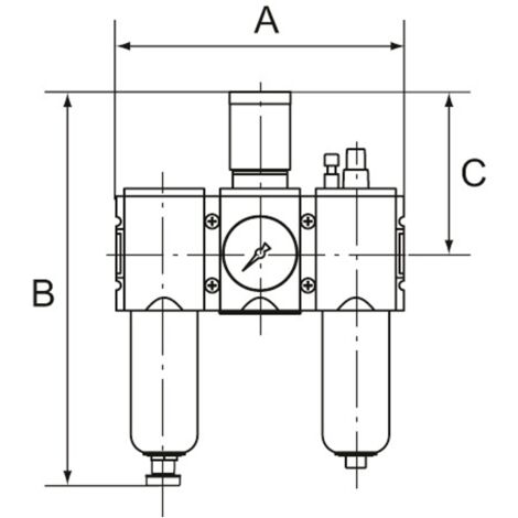 RIEGLER 100395-CL 06 K-HA Wartungseinheit 2-tlg. Multifix-mini G 1/4 PC- Behälter Pneumatik Wartungseinheit G 1/4 RIEGLER 100395-CL 06 K-HA Wartungseinheit 2-tlg. Multifix-mini G 1/4 PC- Behälter Pneumatik Wartungseinheit G 1/4