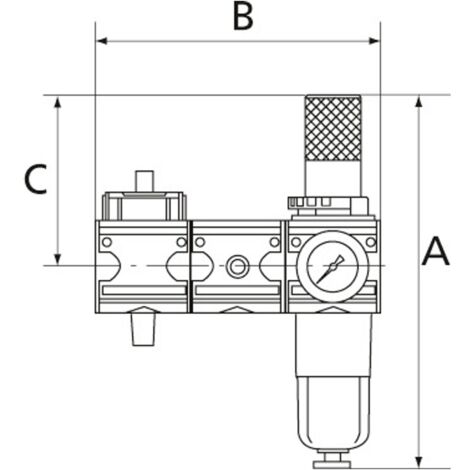 Riegler Multifix Riegler Wartungsstation SAFETY »multifix«, KH-AV-FR, HA, BG 3, G 1/2