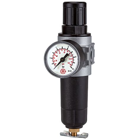 Riegler Filterregler »multifix-mini«, Metallbehälter, G 1/8, 0,5 - 10 bar