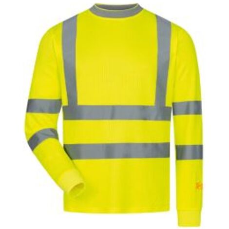 Safestyle UV-Warnschutz Langarm-T-Shirt Gr. S gelb