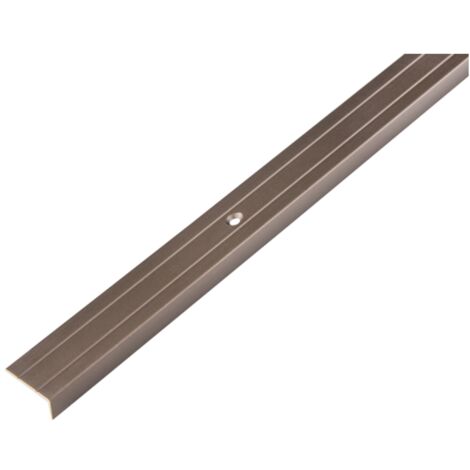 ALBERTS Treppenkanten-Schutzprofil, Alu bronze elox., LxBxHxS 2000x25x10x1,5mm