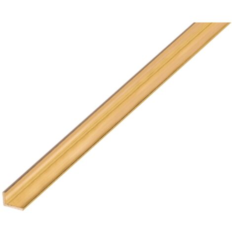 ALBERTS Winkelprofil, ungleichsch., Messing, LxBxHxS 1000 x 12 x 10 x 1 mm