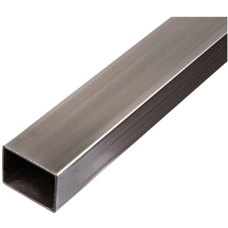 ALBERTS Rechteckrohr, Stahl roh, kaltgewalzt, LxBxHxS 1000 x 40 x 30 x 1,5 mm