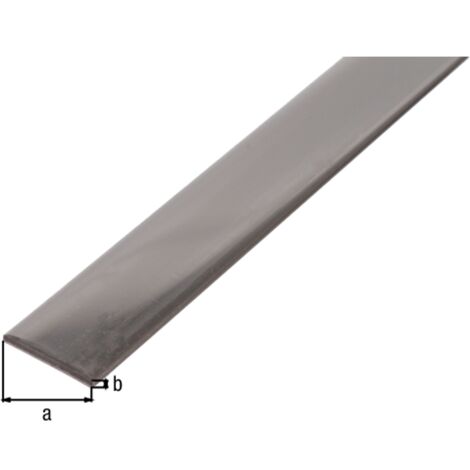 Edelstahl Flachmaterial V2A Flachstange Flacheisen VA Flach Flachstahl Geschliffen 30 X 8 Mm X 1.500 (geschliffen