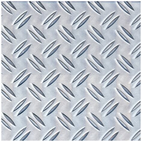 ALBERTS Strukturblech, Riffel-Prägung, Alu natur, BxLxS 600 x 1000 x 1,5 mm (1/5)