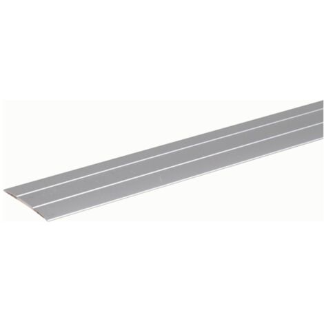 ALBERTS Übergangsprofil, Alu silber elox.,selbstkl.,o.Schraublöcher, LxB 900x37,8mm (1/3)
