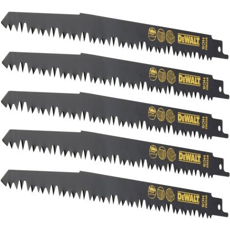 Dewalt DT2352-QZ HCS Sägeblatt gerade 230 mm 5-teilig Holz