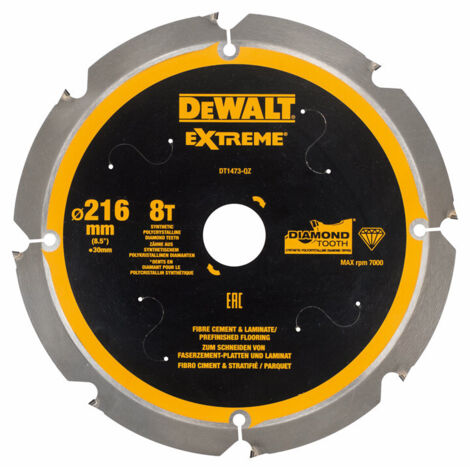 DeWalt Kreissägeblatt PCD 216/30 mm 8Z