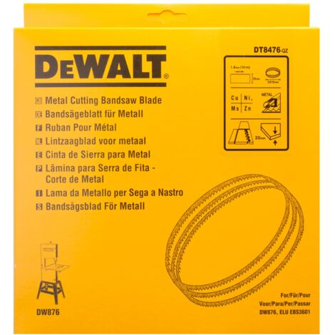 DEWALT Bandsägeblatt 2215x12x0,6 mm 1,8 mm DT8476-QZ