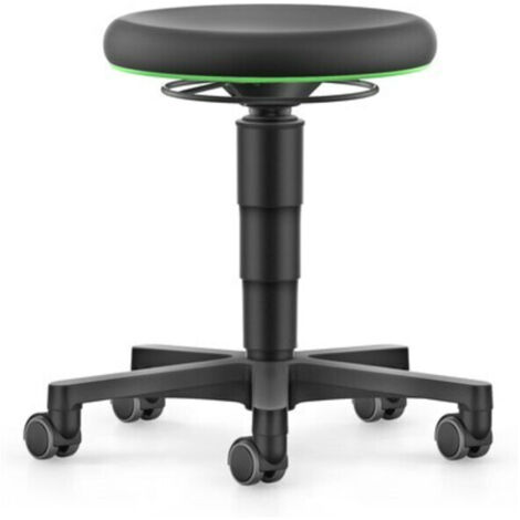 Bimos Drehhocker Integralschaum Sitzhöhe 450 - 650 mm mit Rollen (1/3)