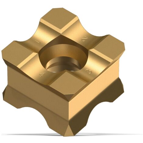 FEIN Wendeschneidplatte KX, VE 10 St, Radius 3 mm für die universelle Anwendung (1/2)