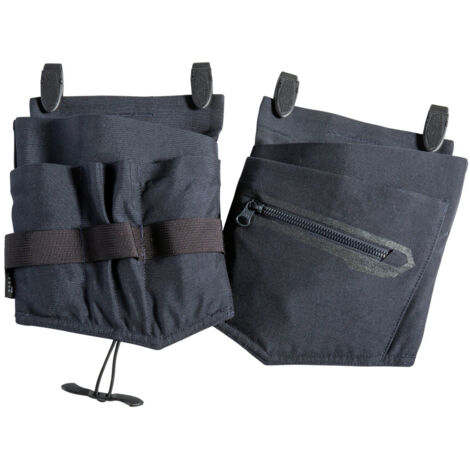 MASCOT Hängetaschen Für Elektriker – 2er-Set, Anthrazitgrau, CORDURA 100% Polyamid, 20x25 Cm, Mit Click Pocket System, Wasserdichtes Fach