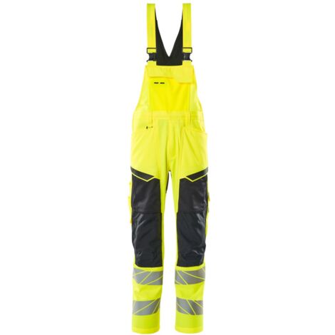 Mascot Warnschutz Latzhose 19569-236-17010 Gr. 76C50 hi-vis gelb/schwarzblau (1/4)