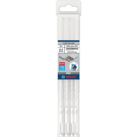 BOSCH 2608833895 - SDS-PLUS-5X Bohrer: 6,5 x150 x210: 10 Stück.