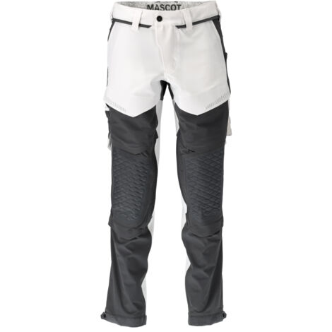 Mascot Hose mit Knietaschen 22279-605-0689 Gr. 90C52 weiss/Anthrazitgrau (1/5)