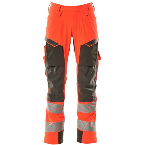 Mascot Hose mit Knietaschen 19079-511-22218 Gr. 82C49 hi-vis rot/dunkelanthrazit (1/4)