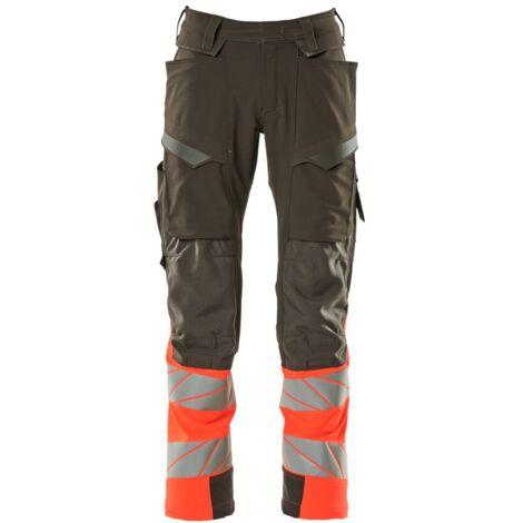 Mascot Hose mit Knietaschen 19179-511-18222 Gr. 90C49 dunkelanthrazit/hi-vis rot (1/4)