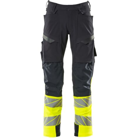 Mascot Hose mit Knietaschen 19179-511-01017 Gr. 82C58 schwarzblau/hi-vis gelb (1/4)