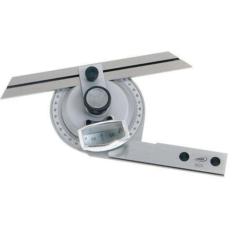 HELIOS PREISSER Universal Winkelmesser RCr. Mit Lupe 150/200/300mm (1/4)
