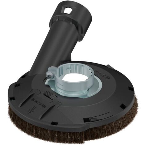 Bosch PRO Staubabsaughaube Dust Extraction Hood für Winkelschleifer, mit Schlüssel, 115/125 mm