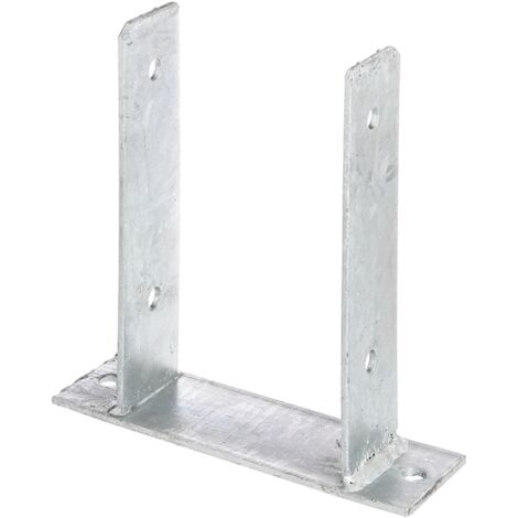 ALBERTS U-Pfostenträger, feuerverzinkt, z.Aufschrauben, BxH 121x200 mm