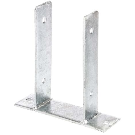 ALBERTS U-Pfostenträger, feuerverzinkt, z.Aufschrauben, BxH 101x200 mm