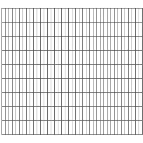 ALBERTS Doppelstab-Gittermatte, verz.anthr, BxH2000x1800mm, Draht-Ø6/5/6, Masche50x200mm (1/4)