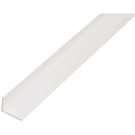 ALBERTS Winkelprofil, ungleichsch., PVC weiß, LxBxHxS 1000 x 30 x 20 x 3 mm