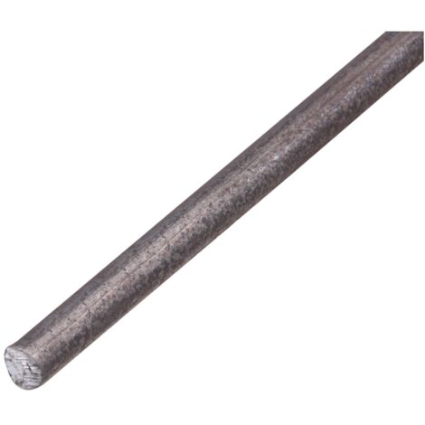 ALBERTS Rundstange, Stahl roh, warmgewalzt, LxØ 1000 x 6 mm